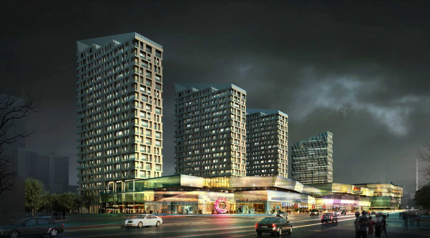 city shopping mall 076 3D Model .c4d .max .obj .3ds .fbx .stl .blend