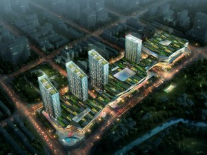 city shopping mall 076 3D Model