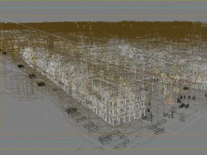 city shopping mall 077 3D Model
