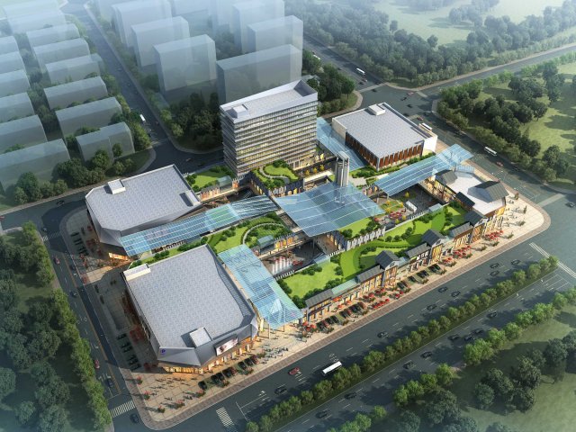 city shopping mall 080 3D Model .c4d .max .obj .3ds .fbx .stl .blend 