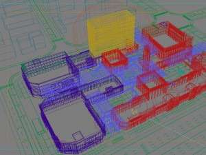 city shopping mall 080 3D Model