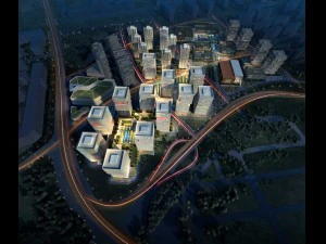 city shopping mall 081 3D Model