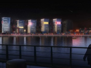 city shopping mall 081 3D Model