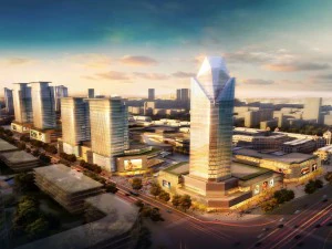 centro comercial de la ciudad 083 Modelo 3D