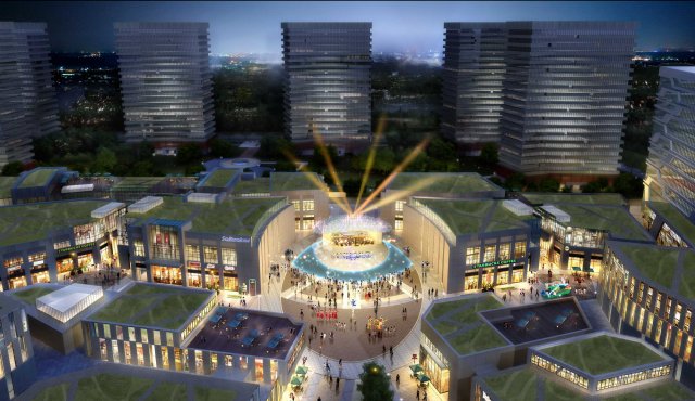 city shopping mall 084 Model 3D .c4d .max .obj .3ds .fbx .stl .blend 