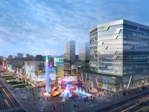 city shopping mall 084 Model 3D