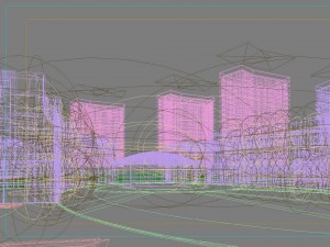 city shopping mall 084 Model 3D