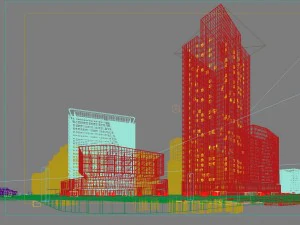 city shopping mall 085 3D Model