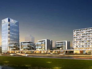 city shopping mall 090 3D Model