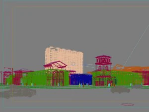 city shopping mall 091 3D Model