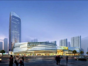 city shopping mall 092 3D Model