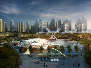 city shopping mall 093 3D Model