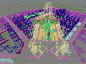 city shopping mall 093 3D Model