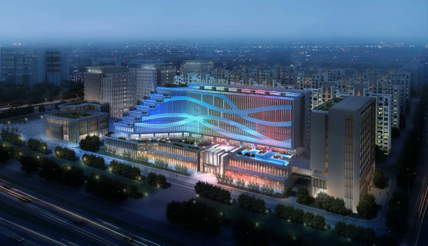 city shopping mall 094 3D Model .c4d .max .obj .3ds .fbx .stl .blend