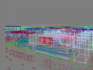 city shopping mall 094 Modello 3D