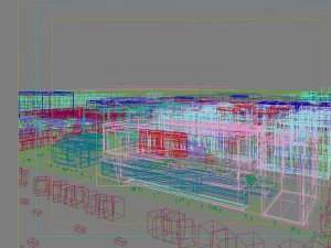 city shopping mall 094 3D Model