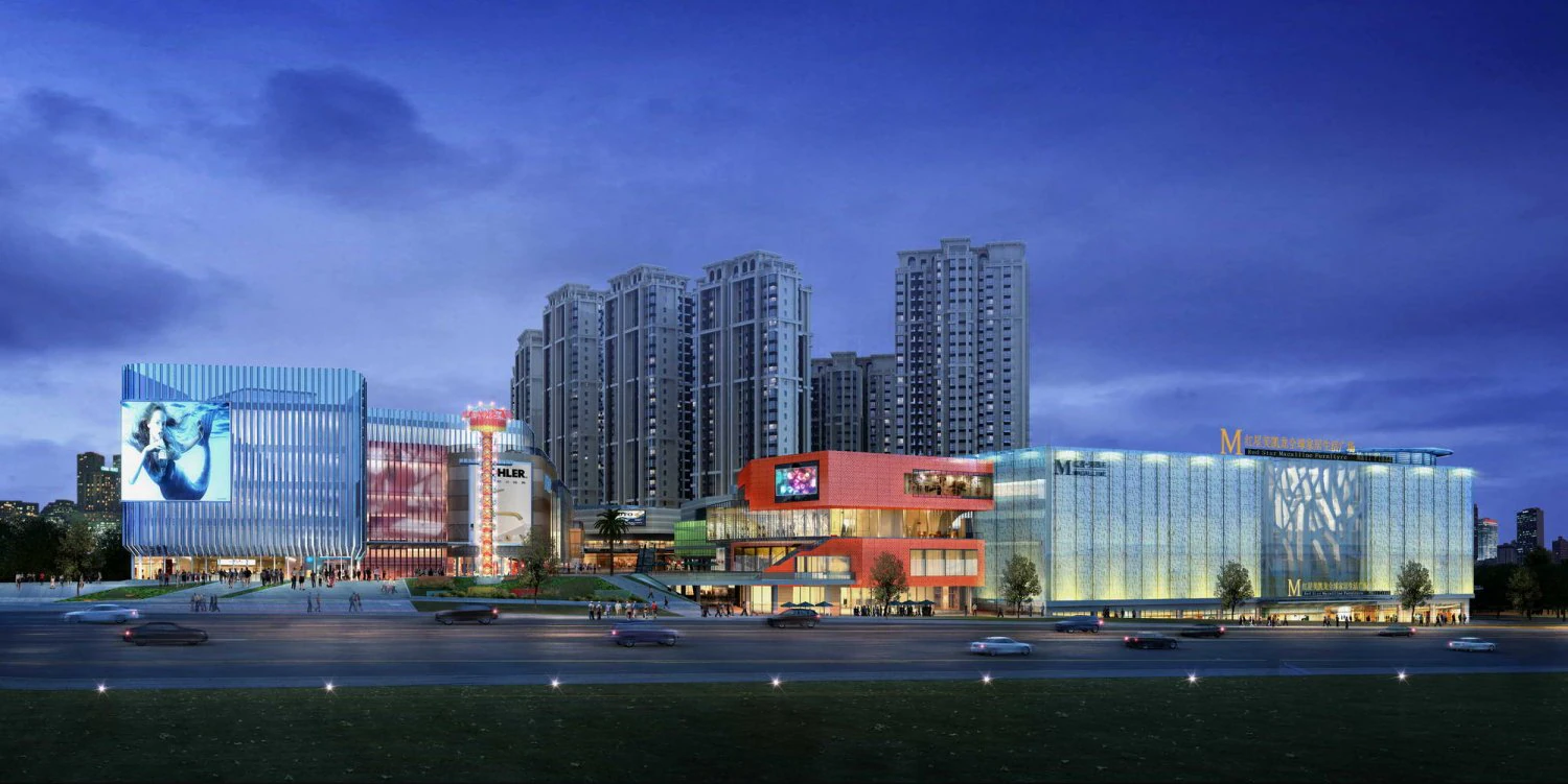 city shopping mall 095 3D Model .c4d .max .obj .3ds .fbx .stl .blend
