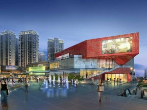 city shopping mall 095 3D Model