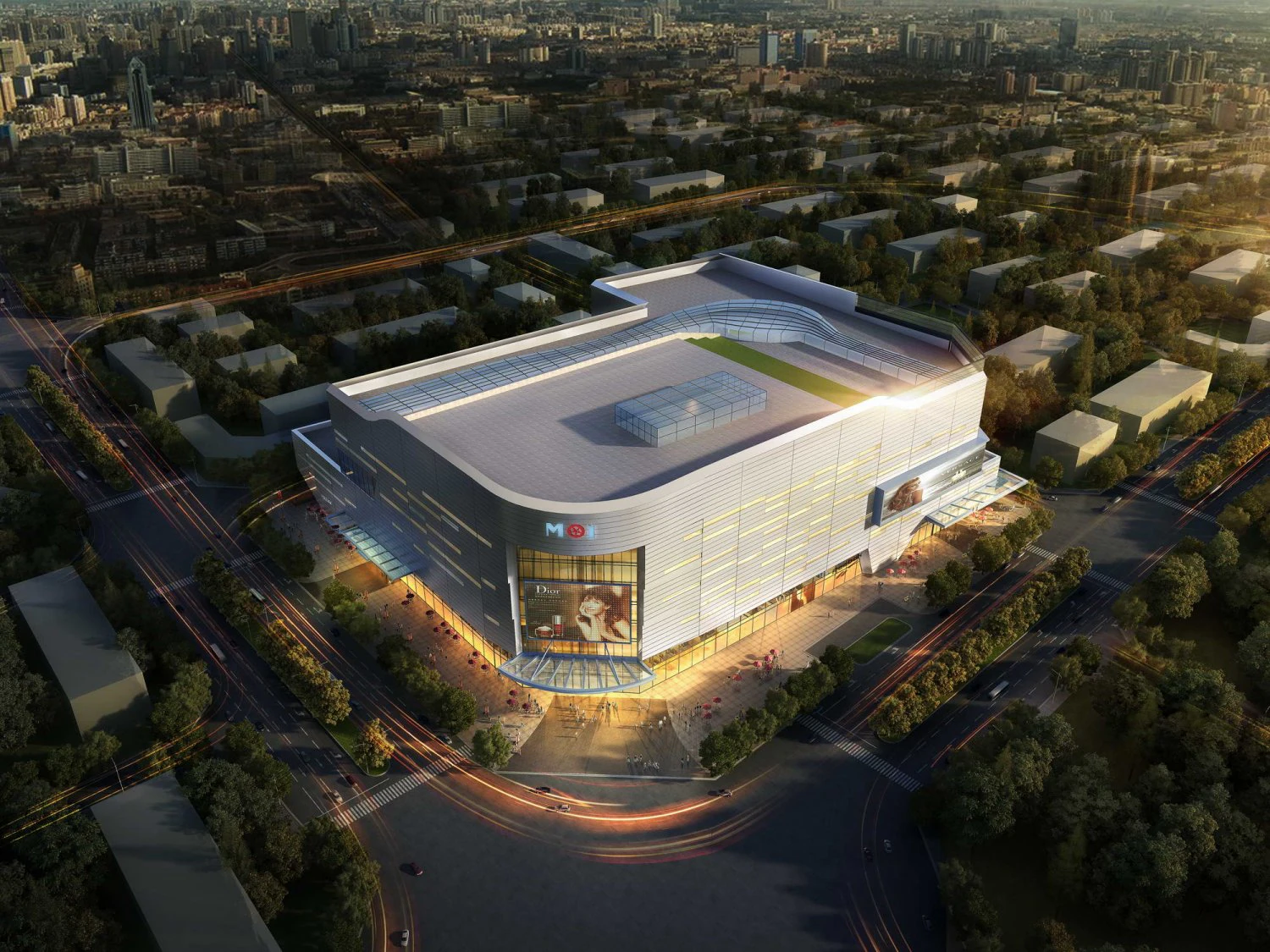 city shopping mall 096 3D Model .c4d .max .obj .3ds .fbx .stl .blend 