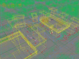 city shopping mall 097 3D Model