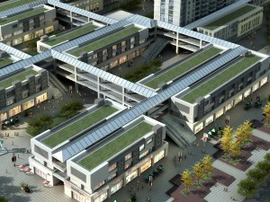 city shopping mall 098 3D Model