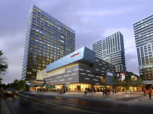 city shopping mall 099 Modello 3D