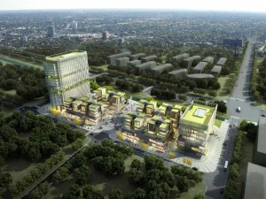 city shopping mall 100 3D Model