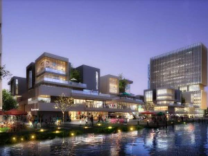 city shopping mall 100 3D Model