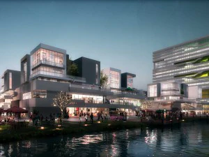 city shopping mall 100 3D Model