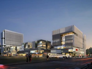 city shopping mall 100 3D Model