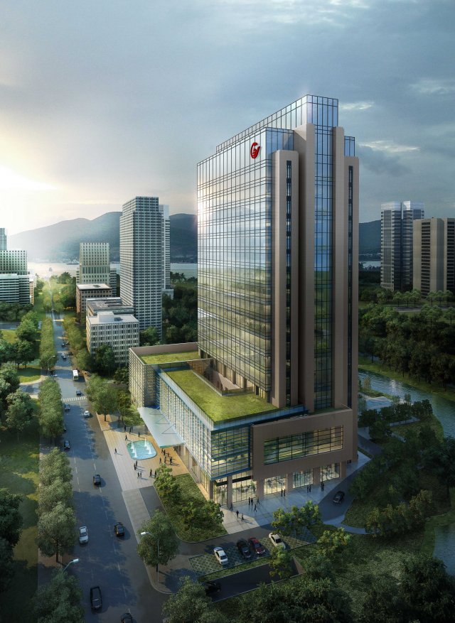 office buildings 014 Modelo 3D .c4d .max .obj .3ds .fbx .stl .blend 
