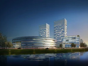 budynki biurowe 026 Model 3D