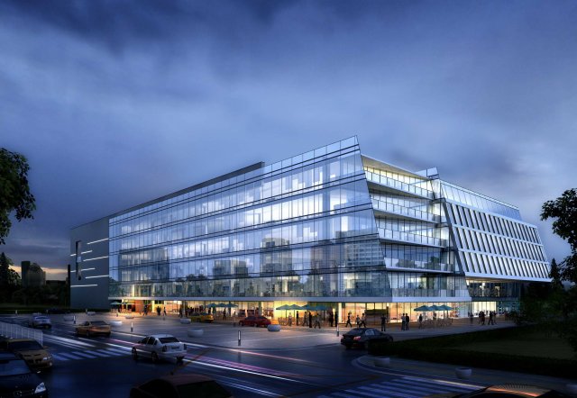 office buildings 027 Model 3D .c4d .max .obj .3ds .fbx .stl .blend 