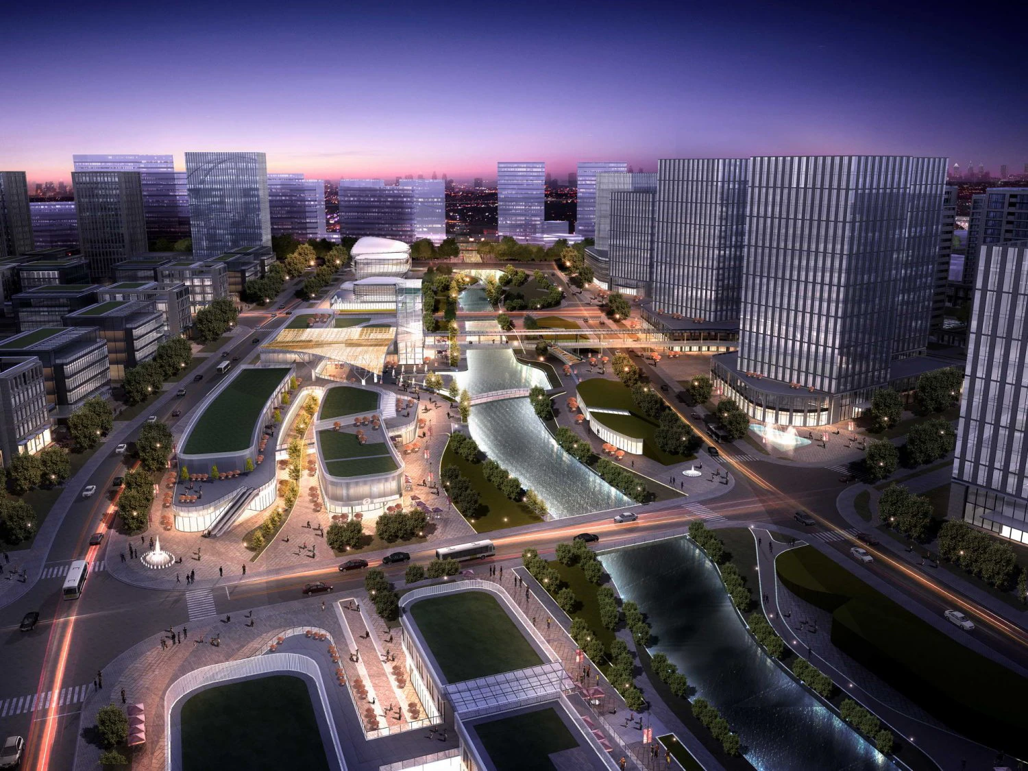 office buildings 028 3D Model .c4d .max .obj .3ds .fbx .stl .blend