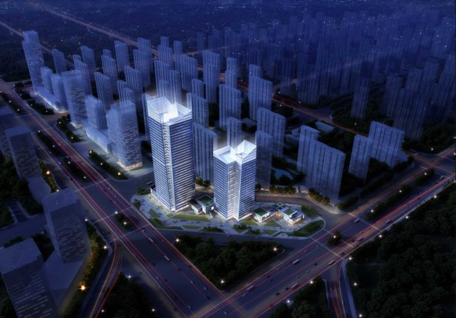skyscraper business center 074 3D मॉडल .c4d .max .obj .3ds .fbx .stl .blend 