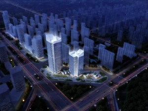 centrum biznesowe wieżowca 074 Model 3D