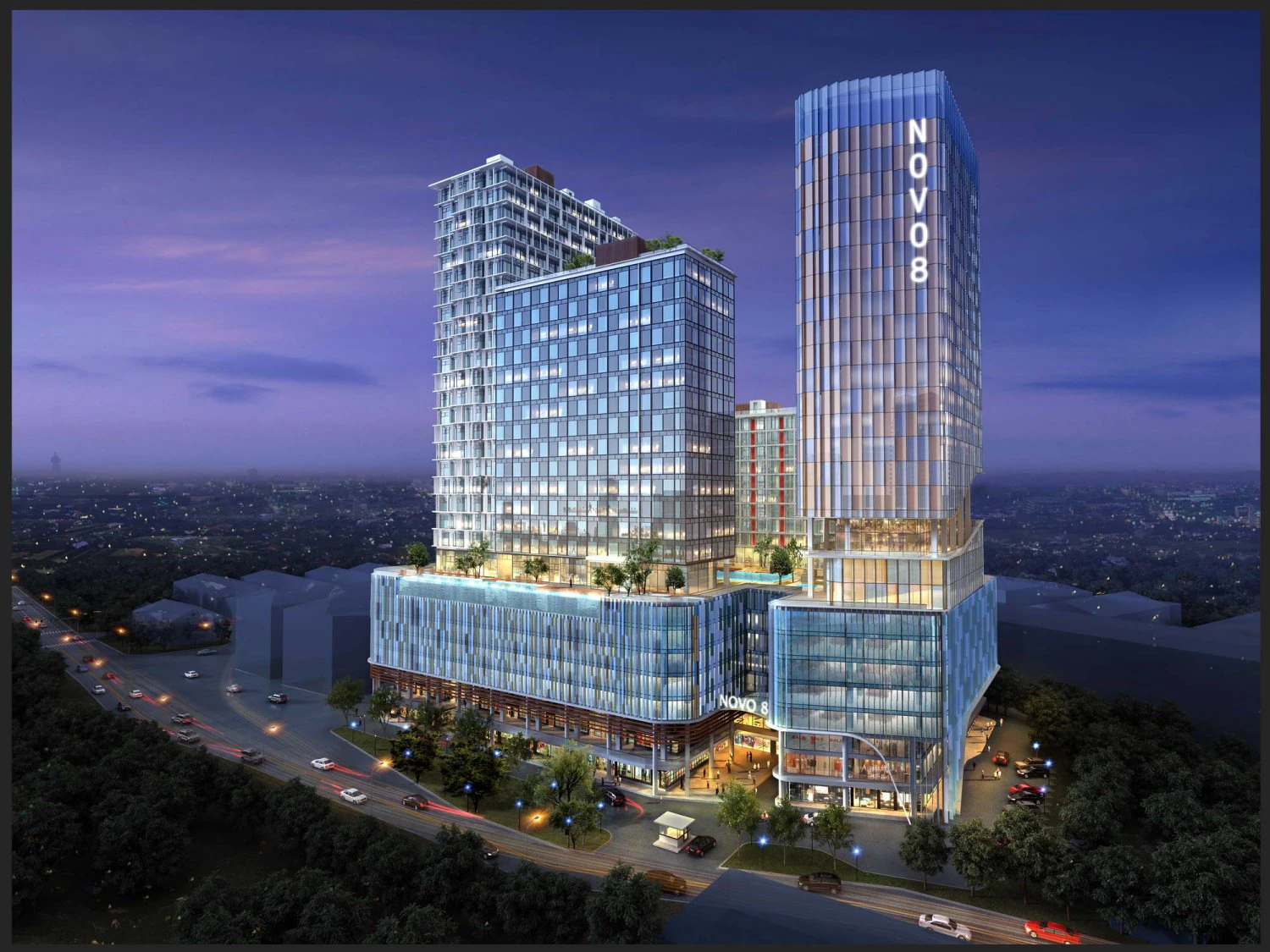skyscraper business center 076 3D Model .c4d .max .obj .3ds .fbx .stl .blend 