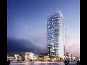 бізнес-центр хмарочос 077 3D Модель