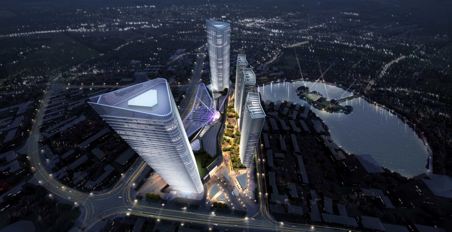 skyscraper business center 078 3D Model .c4d .max .obj .3ds .fbx .stl .blend 