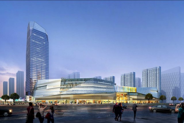 skyscraper business center 079 3D Model .c4d .max .obj .3ds .fbx .stl .blend 