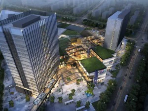 centrum biznesowe wieżowca 080 Model 3D