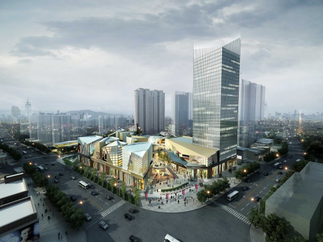 skyscraper business center 082 3D Модель .c4d .max .obj .3ds .fbx .stl .blend 