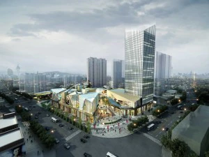 centro de neg&oacute;cios de arranha-c&eacute;u 082 Modelo 3D