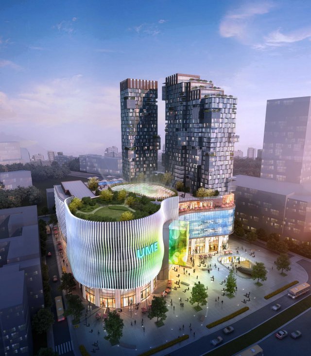 skyscraper business center 094 3D Модель .c4d .max .obj .3ds .fbx .stl .blend 