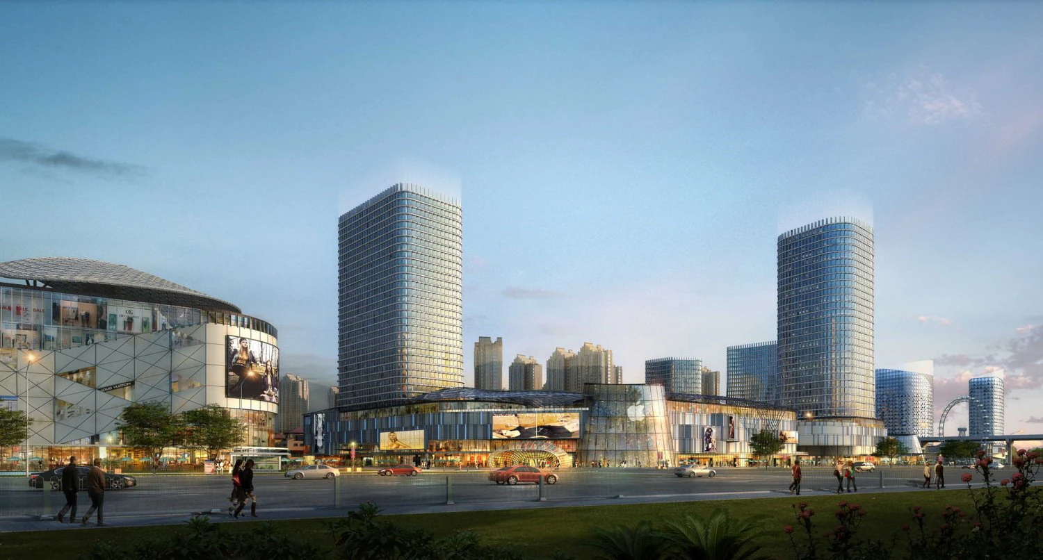 skyscraper business center 102 3D Model .c4d .max .obj .3ds .fbx .stl .blend 