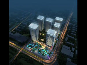 skyscraper business center 104 3D Model