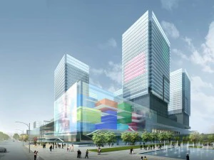 skyscraper business center 108 3D Model