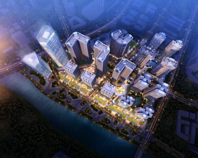 skyscraper business center 109 3D Model .c4d .max .obj .3ds .fbx .stl .blend 
