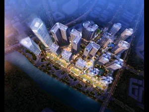 centrum biznesowe wieżowca 109 Model 3D