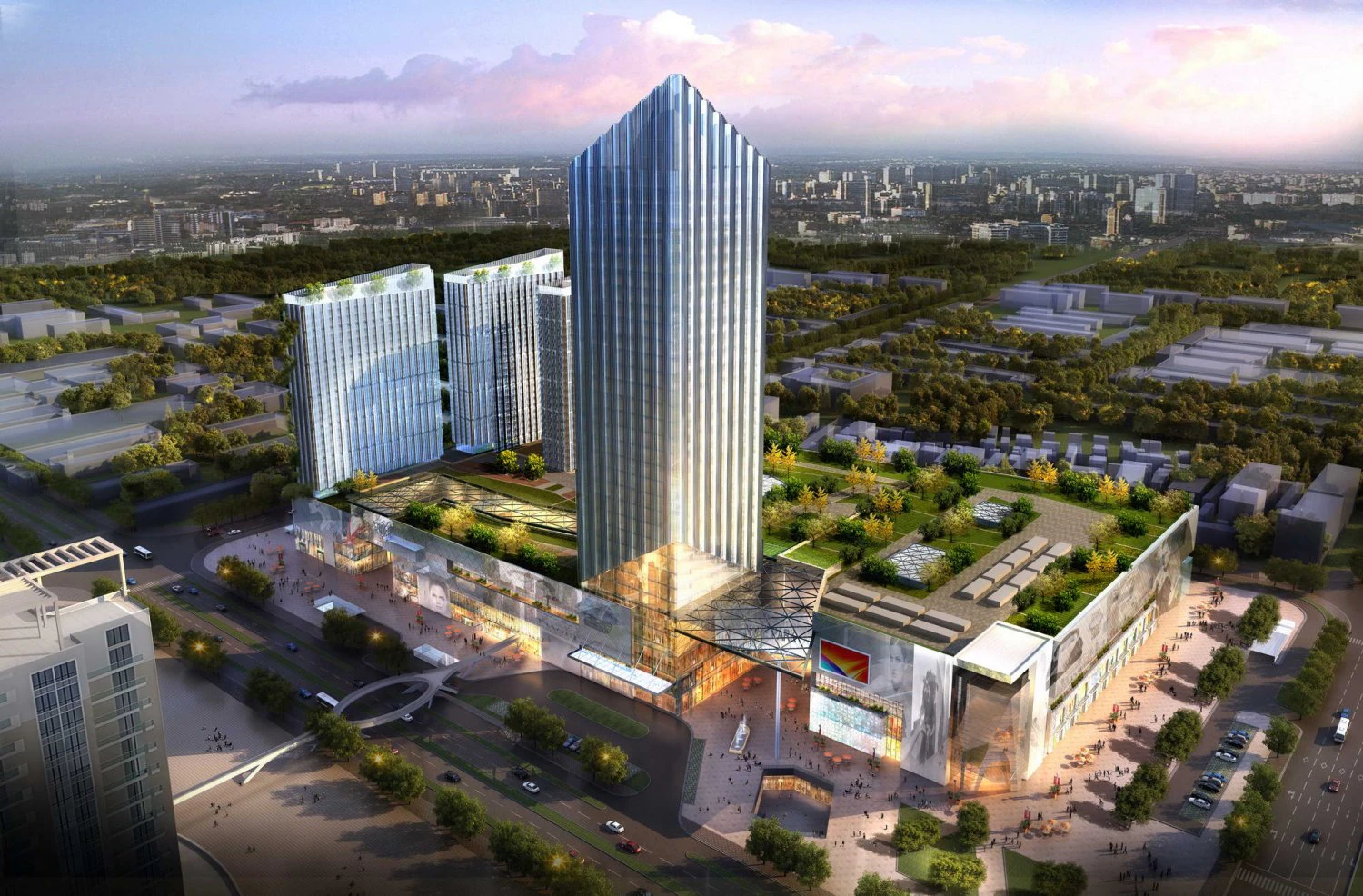 skyscraper business center 112 3D Model .c4d .max .obj .3ds .fbx .stl .blend